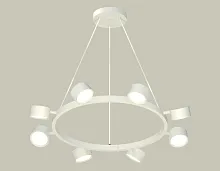 Светильник подвесной XB9195150 Ambrella light белый 8 ламп, основание белое в стиле хай-тек современный 