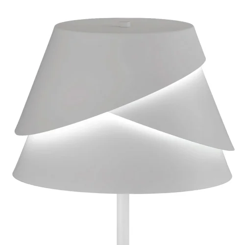 Настольная лампа ALBORAN 5863 Mantra белая 1 лампа, основание белое металл в стиле современный  фото 2