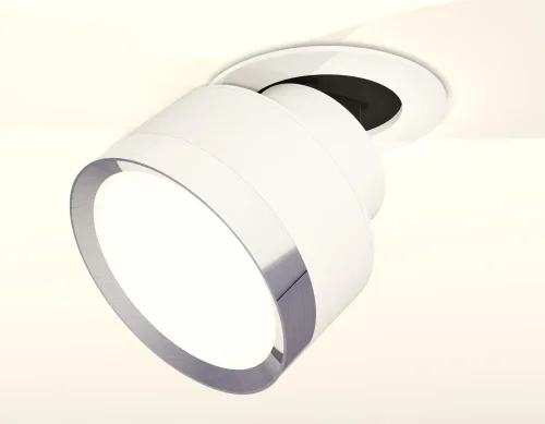 Светильник точечный XM8101502 Ambrella light белый 1 лампа, основание белое в стиле хай-тек  фото 3