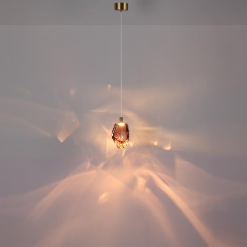 Светильник подвесной LED Gemme 7113/4LC Odeon Light бордовый на 1 лампу, основание бронзовое в стиле современный классический выдувное фото 4 Светильник подвесной LED Gemme 7113/4LC Odeon Light бордовый на 1 лампу, основание бронзовое в стиле современный классический выдувное фото 4