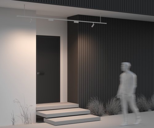 Жесткий подвес для уличной трековой системы Exility IP O-TR001-HL-W300 Maytoni белый в стиле современный хай-тек для светильников серии Exility IP exility ip уличная фото 4 Жесткий подвес для уличной трековой системы Exility IP O-TR001-HL-W300 Maytoni белый в стиле современный хай-тек для светильников серии Exility IP exility ip уличная фото 4