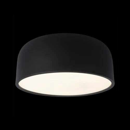 Светильник потолочный LED Axel 10201/350 Black LOFT IT белый чёрный 1 лампа, основание чёрное в стиле современный  фото 2