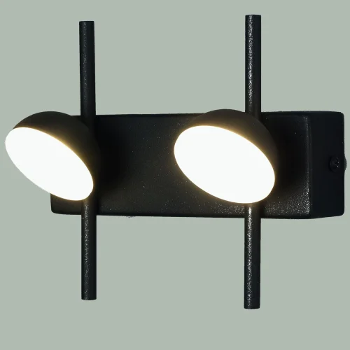 Бра LED Adn 6420 Mantra чёрный на 2 лампы, основание чёрное в стиле хай-тек современный  фото 2