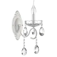 Бра Snow 8189/1W Lumion без плафона на 1 лампу, основание белое в стиле классический 