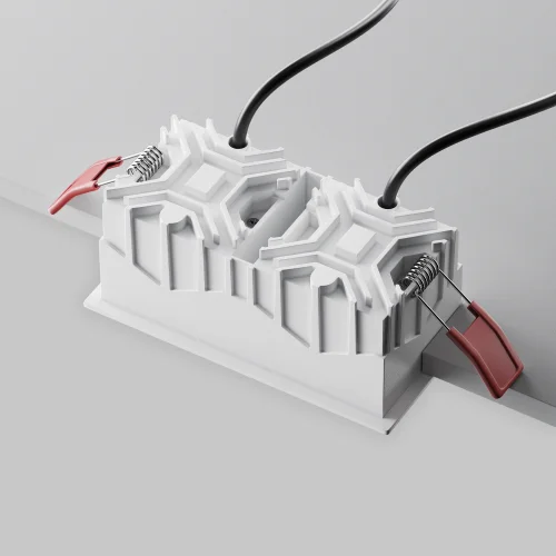Светильник точечный LED Alfa LED DL043-02-10W4K-SQ-W-1 Maytoni белый на 1 лампу, основание белое в стиле современный хай-тек прямоугольный фото 10