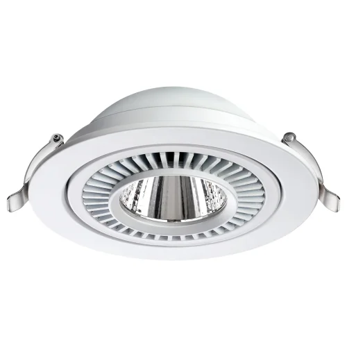 Светильник точечный LED Gesso 358817 Novotech белый 1 лампа, основание белое в стиле современный  фото 3