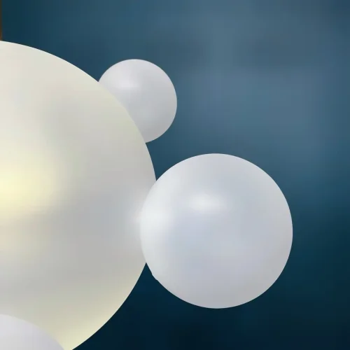 Светильник подвесной Bubble BOLLE BLS LAMP white glass circle 99038-22 ImperiumLoft белый на 3 лампы, основание белое в стиле современный фото 6 Светильник подвесной Bubble BOLLE BLS LAMP white glass circle 99038-22 ImperiumLoft белый на 3 лампы, основание белое в стиле современный фото 6