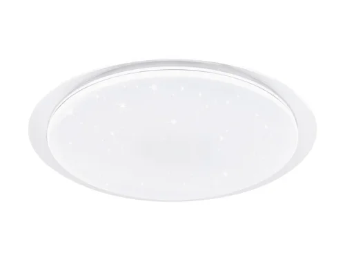 Светильник потолочный LED RGB с пультом Orbital Dance FF480 Ambrella light белый 1 лампа, основание белое в стиле современный хай-тек тарелка с пультом фото 2
