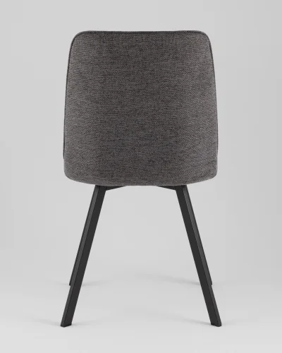 Стул Grein, темно-серый, сиденье УТ000040526 Stool Group, тёмно-серый/рогожка, ножки/металл/чёрный, размеры - *855**** фото 5