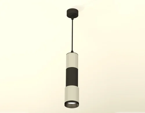 Светильник подвесной XP7423020 Ambrella light серый чёрный 1 лампа, основание чёрное в стиле хай-тек современный трубочки фото 2