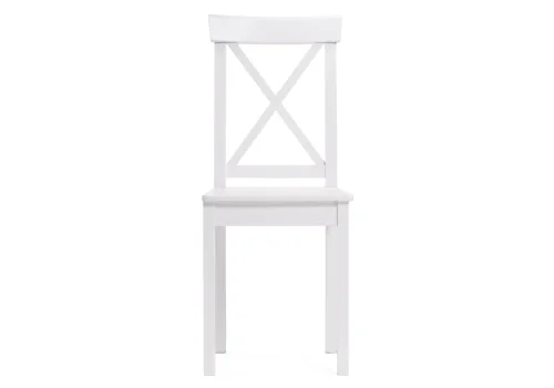 Деревянный стул Эйнор белый 527072 Woodville, /, ножки/массив березы дерево/белый, размеры - ****400*500 фото 2