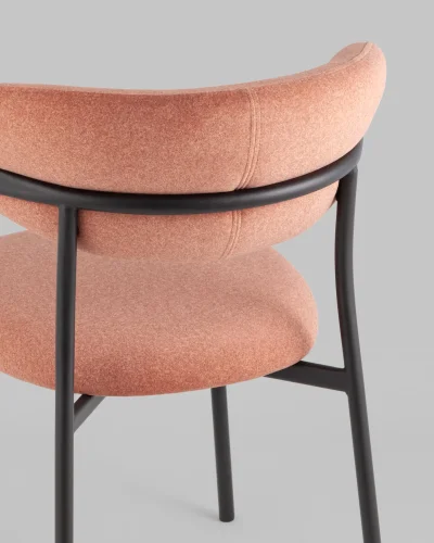 Стул обеденный Ayla, коралловый УТ000039046 Stool Group, терракотовый/велюр, ножки/металл/, размеры - ***** фото 6