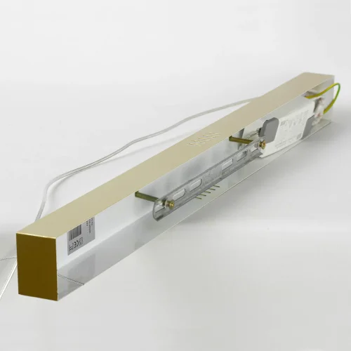 Светильник подвесной LED Bradford LSP-7294 Lussole прозрачный 1 лампа, основание матовое золото в стиле современный хай-тек  фото 8