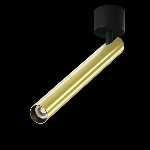 Спот с 1 лампой LED Focus T C141CL-L300-6W3K-BBS Maytoni латунь LED в стиле современный хай-тек трубочки фото 12
