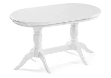 Деревянный стол Эритрин белый  543576 Woodville столешница белая из шпон