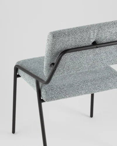 Стул Теллинг шенилл серо-синий УТ000041945 Stool Group, /, ножки//, размеры - ***** фото 6