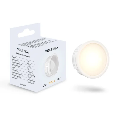 Светодиодный модуль 7W 2700K 110° 7205 Voltega LED 7вт