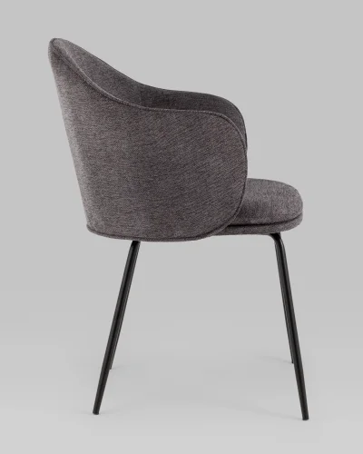 Стул обеденный Echo, темно-серый УТ000038600 Stool Group, серый/шенилл, ножки/металл/чёрный, размеры - ***** фото 2