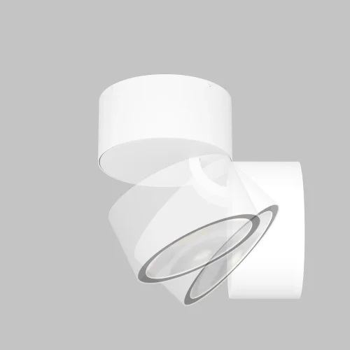 Накладной светильник уличный LED Spin O310CL-L12W3K Maytoni уличный IP54 белый на 1 лампу, плафон белый в стиле современный LED фото 6
