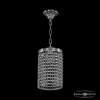 Светильник подвесной 19201/15IV Ni R Bohemia Ivele Crystal прозрачный 1 лампа, основание никель в стиле классика r