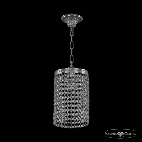 Светильник подвесной 19201/15IV Ni R Bohemia Ivele Crystal прозрачный 1 лампа, основание никель в стиле классический r