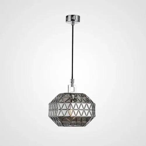Светильник подвесной LITA Серый 179610-26 ImperiumLoft серый на 1 лампу, основание хром в стиле современный лофт Светильник подвесной LITA Серый 179610-26 ImperiumLoft серый на 1 лампу, основание хром в стиле современный лофт