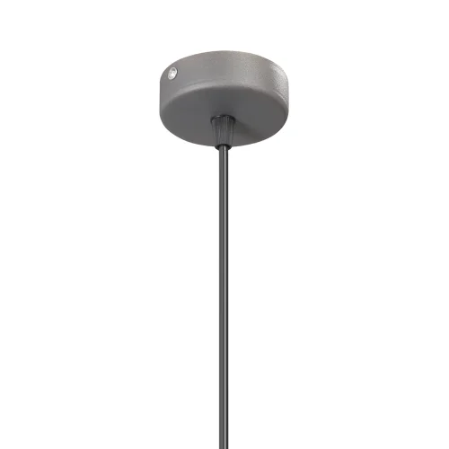 Светильник подвесной V4640-2/1S Vitaluce серый 1 лампа, основание бронзовое в стиле арт-деко трубочки фото 3