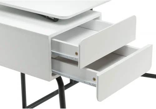 Компьютерный стол Desk 11838 Woodville столешница белая из мдф фото 8