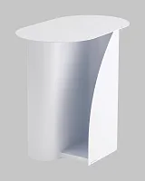 Журнальный столик Yvaine, металл, белый УТ000040316 Stool Group столешница белая из металл