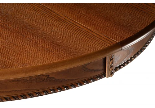 Стол деревянный Павия 100 орех / коричневая патина 450816 Woodville столешница орех из мдф шпон фото 8