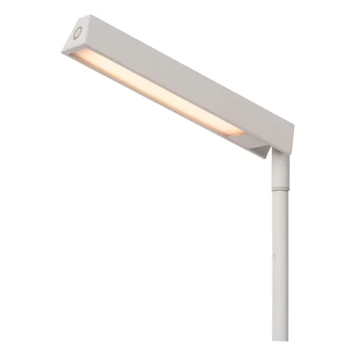 Настольная лампа офисная LED Lavale 44501/03/31 Lucide белая 1 лампа, основание белое металл в стиле современный минимализм  фото 4
