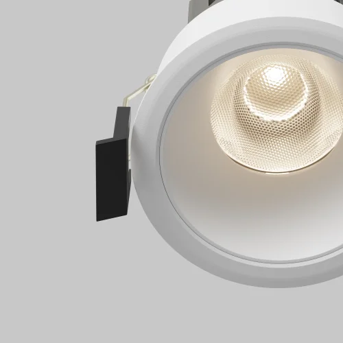 Светильник точечный LED Dip DL123-10W-4K-W Maytoni белый на 1 лампу, основание белое в стиле современный круглый фото 2