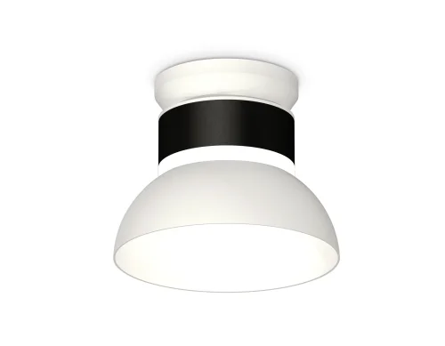 Светильник накладной XS8102046 Ambrella light белый 1 лампа, основание белое в стиле современный хай-тек круглый
