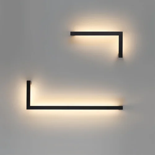 Бра Grafic 7153/10WL Odeon Light чёрный на 1 лампу, основание чёрное в стиле хай-тек отражённый свет фото 3 Бра Grafic 7153/10WL Odeon Light чёрный на 1 лампу, основание чёрное в стиле хай-тек отражённый свет фото 3