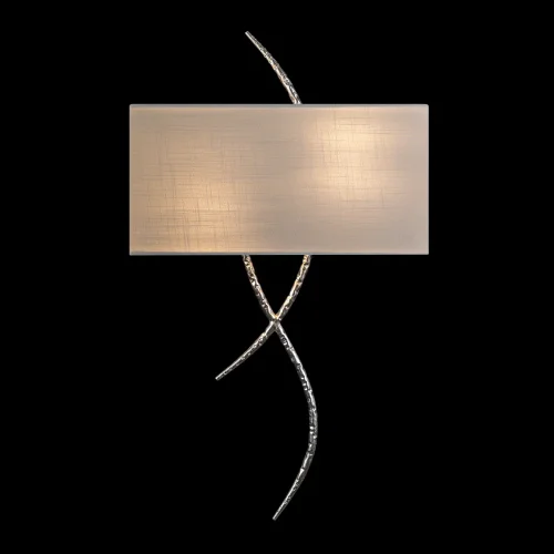 Бра Romance 10457 Silver LOFT IT белый на 2 лампы, основание серебряное в стиле современный арт-деко фото 2