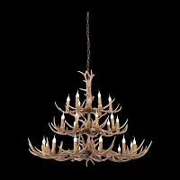 Люстра подвесная Renna SL153.703.27 ST-Luce без плафона на 27 ламп, основание коричневое в стиле кантри лофт классический рога
