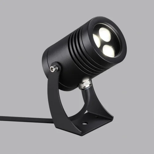 Прожектор LED Stima 6648/6WA Odeon Light уличный IP67 чёрный на 1 лампу, плафон чёрный в стиле хай-тек LED фото 4