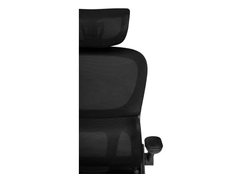 Компьютерное кресло Sprut black 15623 Woodville, чёрный/сетка, ножки/пластик/чёрный, размеры - *1270***640*670 фото 7