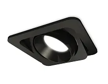 Светильник точечный Techno Spot XC XC7659021 Ambrella light чёрный 1 лампа, основание чёрное в стиле модерн хай-тек квадратный