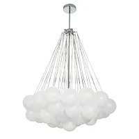 Светильник подвесной Dream 10129/800 LOFT IT белый 9 ламп, основание хром в стиле современный шар