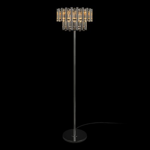 Торшер Boucle 10438F LOFT IT прозрачный на 4 лампы, основание никель в стиле современный фото 4