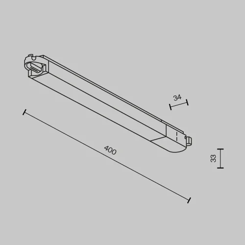Трековый светильник LED Single phase track system TR000-1-12W3K-B Maytoni чёрный для шинопроводов серии Single phase track system чёрный фото 9