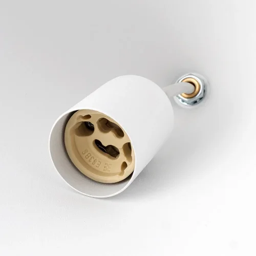 Светильник подвесной Zenith L 8006-NW Nowodvorski белый на 1 лампу, основание белое в стиле лофт фото 7