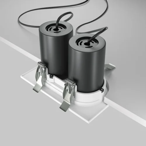 Светильник точечный LED Hidden DL045-02-10W3K-W Maytoni белый на 2 лампы, основание белое в стиле современный хай-тек фото 8