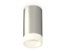Светильник накладной Techno Spot XS XS6324041 Ambrella light серебряный 1 лампа, основание белое в стиле хай-тек современный круглый