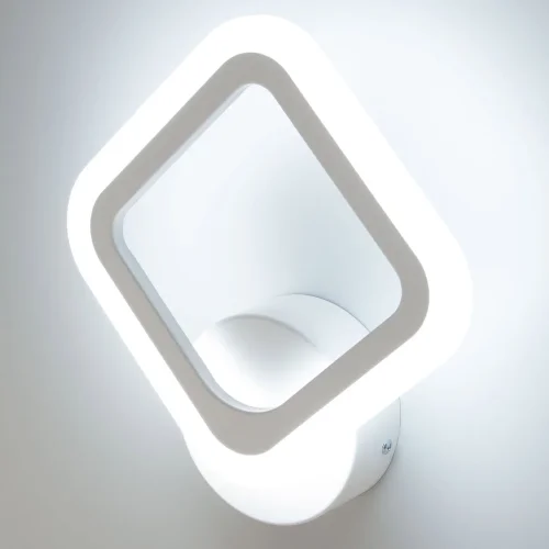 Бра LED Марсель CL232B310 Citilux белый на 1 лампа, основание белое в стиле хай-тек современный квадраты фото 3