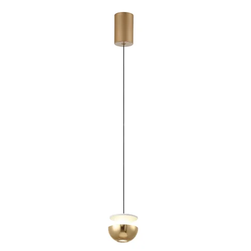 Светильник подвесной LED ASTRA SP LED GOLD Crystal Lux золотой 1 лампа, основание золотое в стиле современный шар фото 3