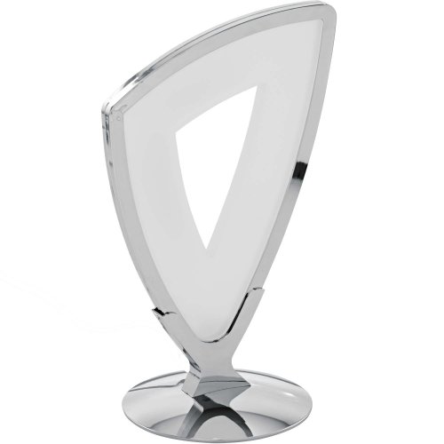 Настольная лампа LED AMONDE 95223 Eglo серая белая 1 лампа, основание серое хром металл в стиле минимализм хай-тек 