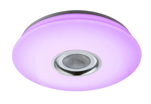 Светильник потолочный LED RGB с bluetooth Nicole 41329-18 Globo белый на 1 лампу, основание белое в стиле современный фото 6
