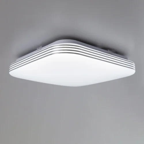 Светильник потолочный LED Симпла CL714K240V Citilux белый 1 лампа, основание белое в стиле современный квадраты фото 5